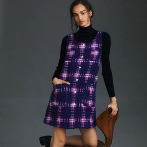 NWT. Carleen plaid mini dress. Size XL.